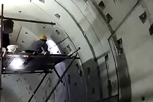 莱芜地铁堵漏现场视频